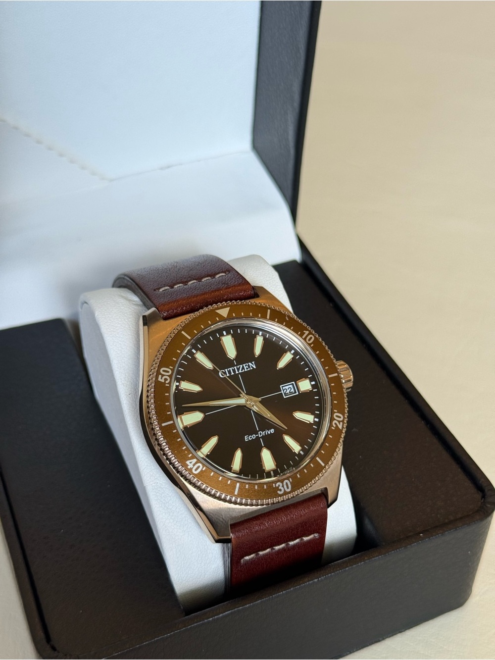 Citizen Men’s Watch Sport Eco Drive - Brown Dial